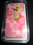 Iphone 4 Case_Spongebob_Pink Jump